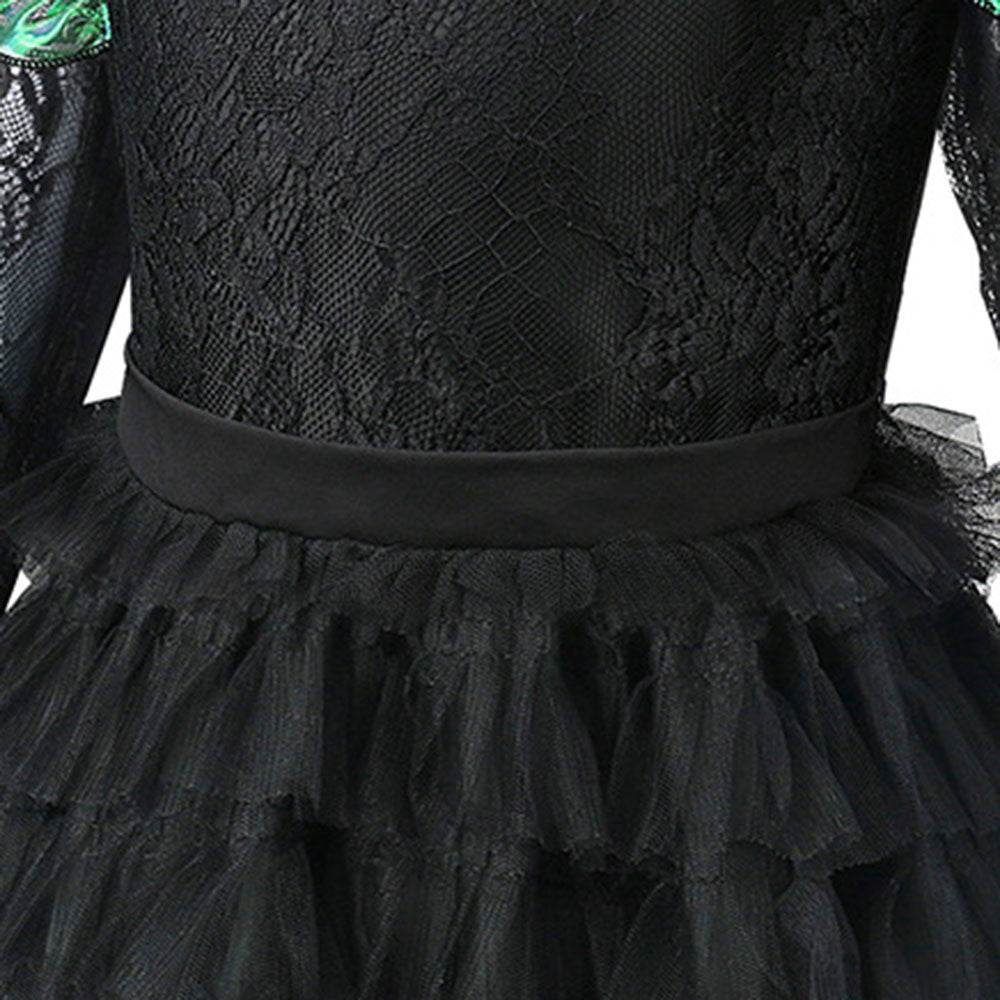 Wicked Black lace dress Halloween holiday party dress - Azufun