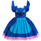 Stitch girls cute cosplay dress Costume tutu skirt Halloween - Azufun