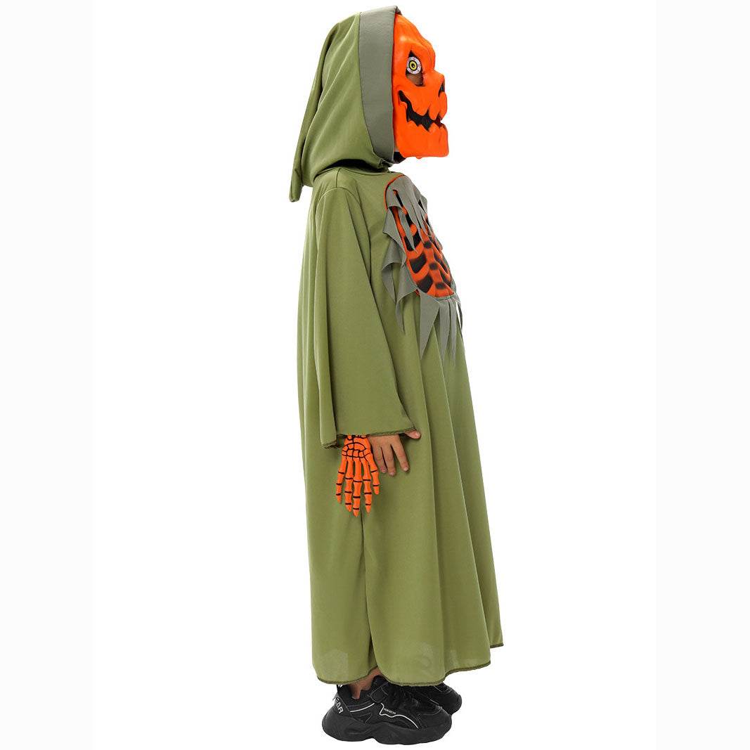 Fun World Scaru Skeleton Bleeding Pumpkin Halloween Costume for Kids - Azufun