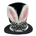 Easter hat props Easter costume plush bunny ears party dress up - Azufun