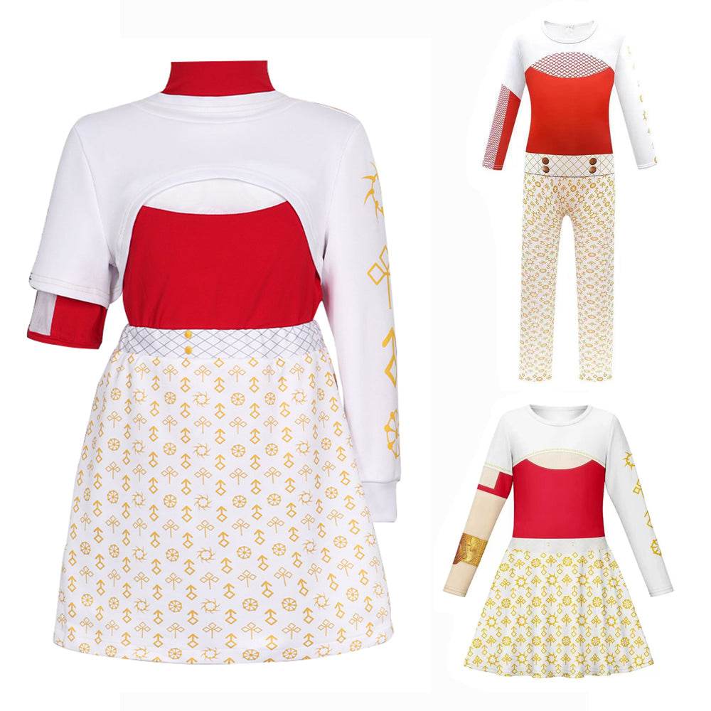 Zombies 4 Nova Dress Cosplay Costume Outfits For Adult Kids Girl Halloween - Azufun