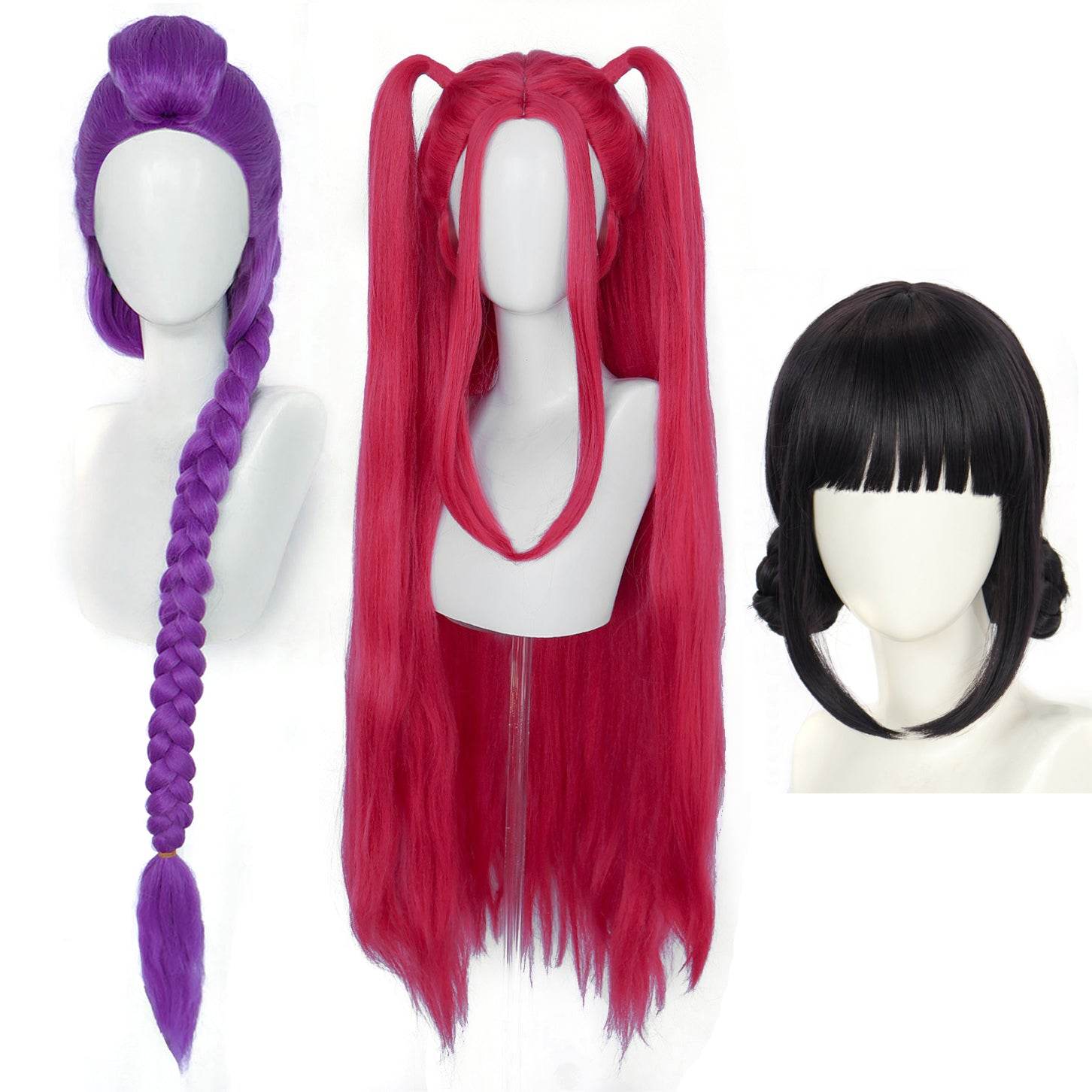 K-Pop: Demon Hunters mira Zoey rumi Cosplay Wig - Azufun