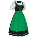 German Oktoberfest Bavarian Nation Costume Overalls Set Halloween Carnival Outfit - Azufun