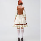 Little Red Riding Hood Halloween Dress Costume Maid Stage Suit - Azufun