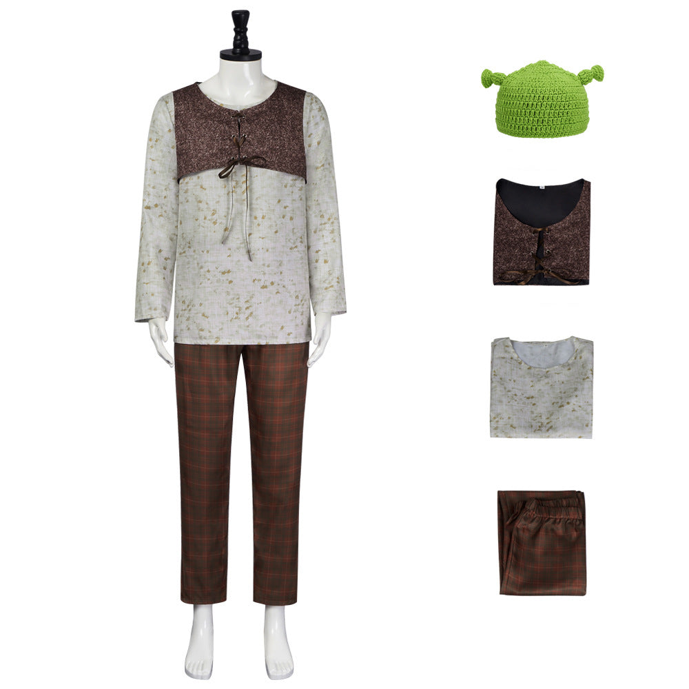 Shrek Halloween Anime Costume with Green - Azufun