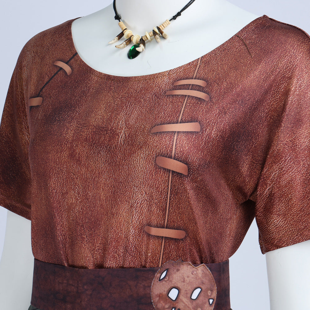 Shrek 5 Fiona Orc Cosplay Costume Halloween Dress Outfits for Women - Azufun