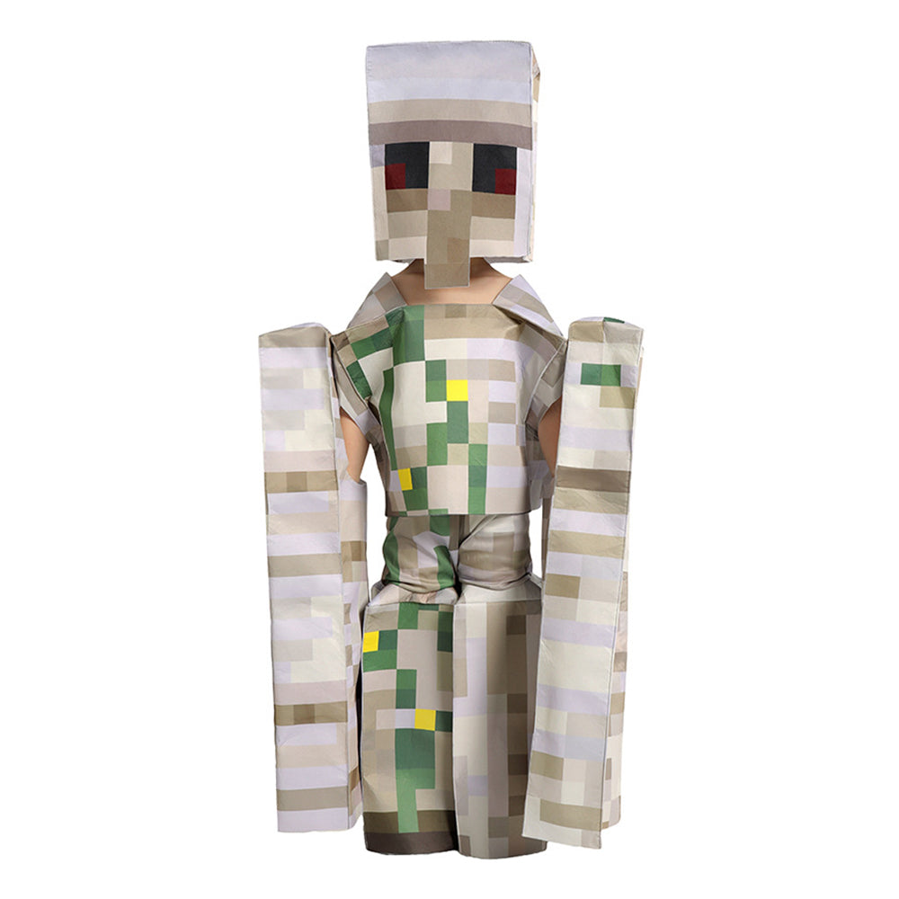Minecraft Skeleton Kids Costume For Children Boy Girl Halloween - Azufun