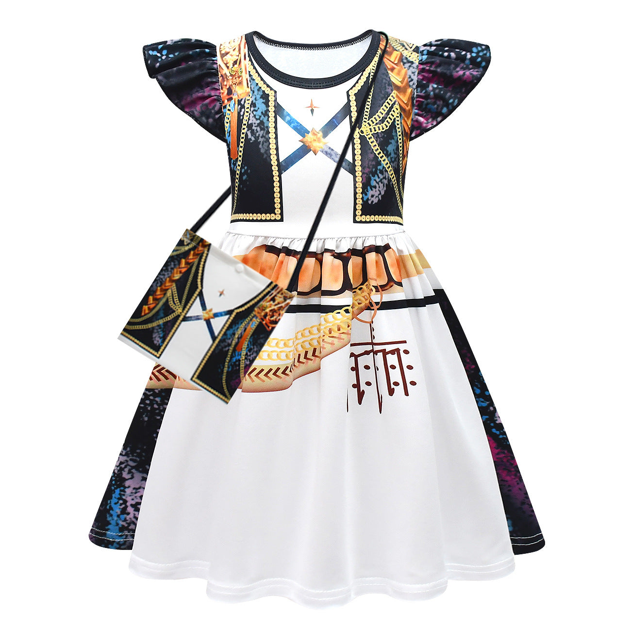 K-pop Demon Hunters RUMI MIRA ZOEY Costume Dress Full Set Kids Girls - Azufun