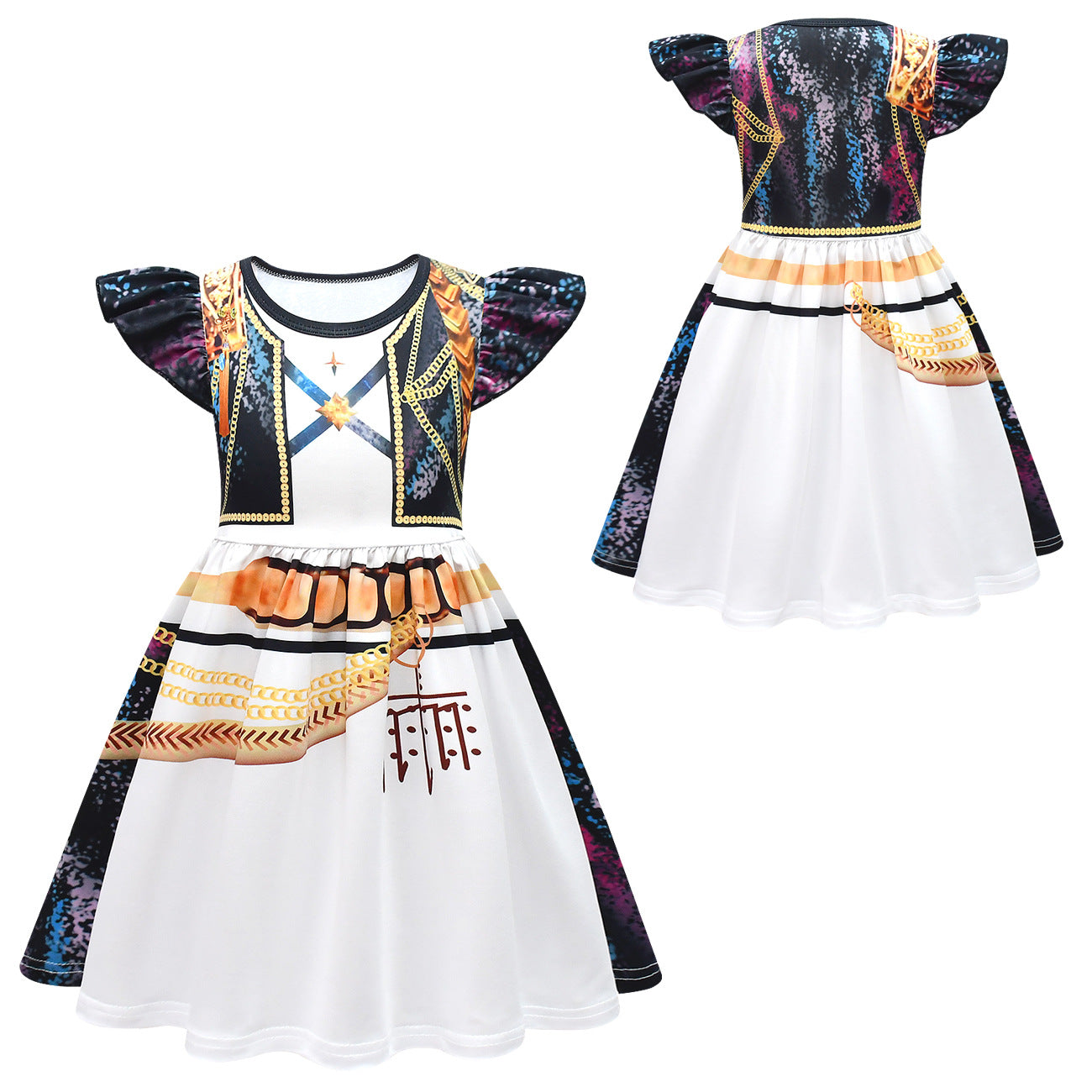 K-pop Demon Hunters RUMI MIRA ZOEY Costume Dress Full Set Kids Girls - Azufun