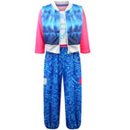 Zombies 4 Addison Costume for Kids Girls Cheerleader Dress Up 3PCS Halloween - Azufun