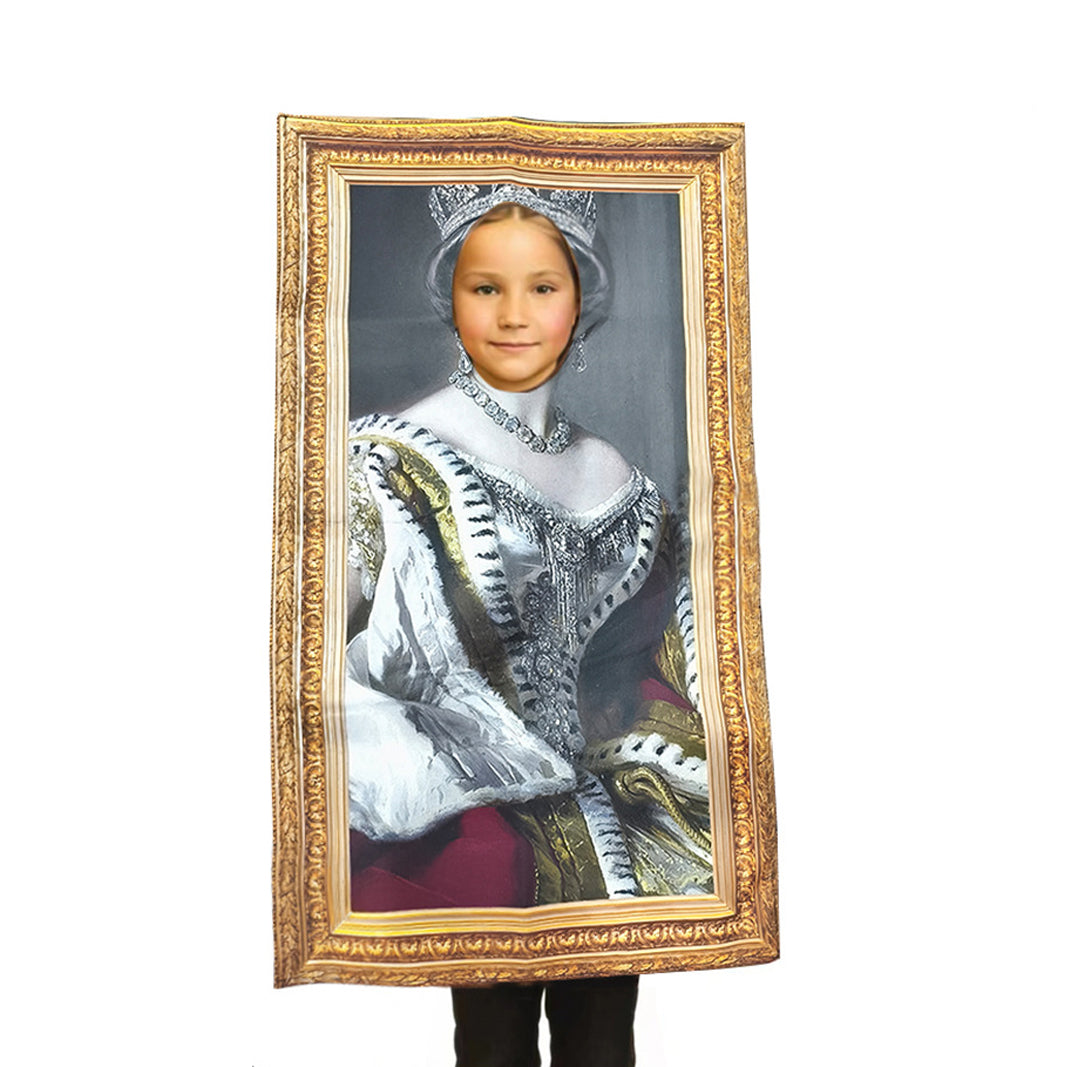 Funny spoof murals Costume Mona Lisa French girl Einstein Marie Curie King Queen Victoria Knight - Azufun