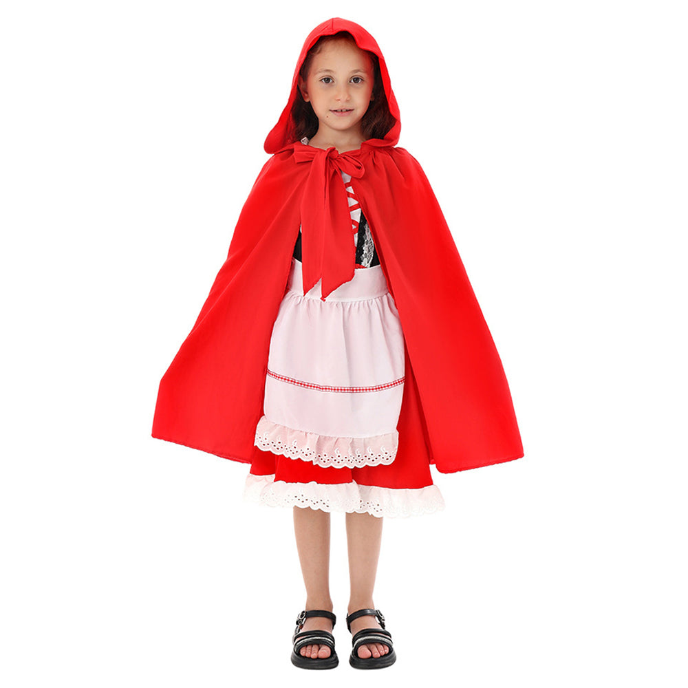 Little Red Riding Hood and the Big Bad Wolf costumes for children's stage Halloween