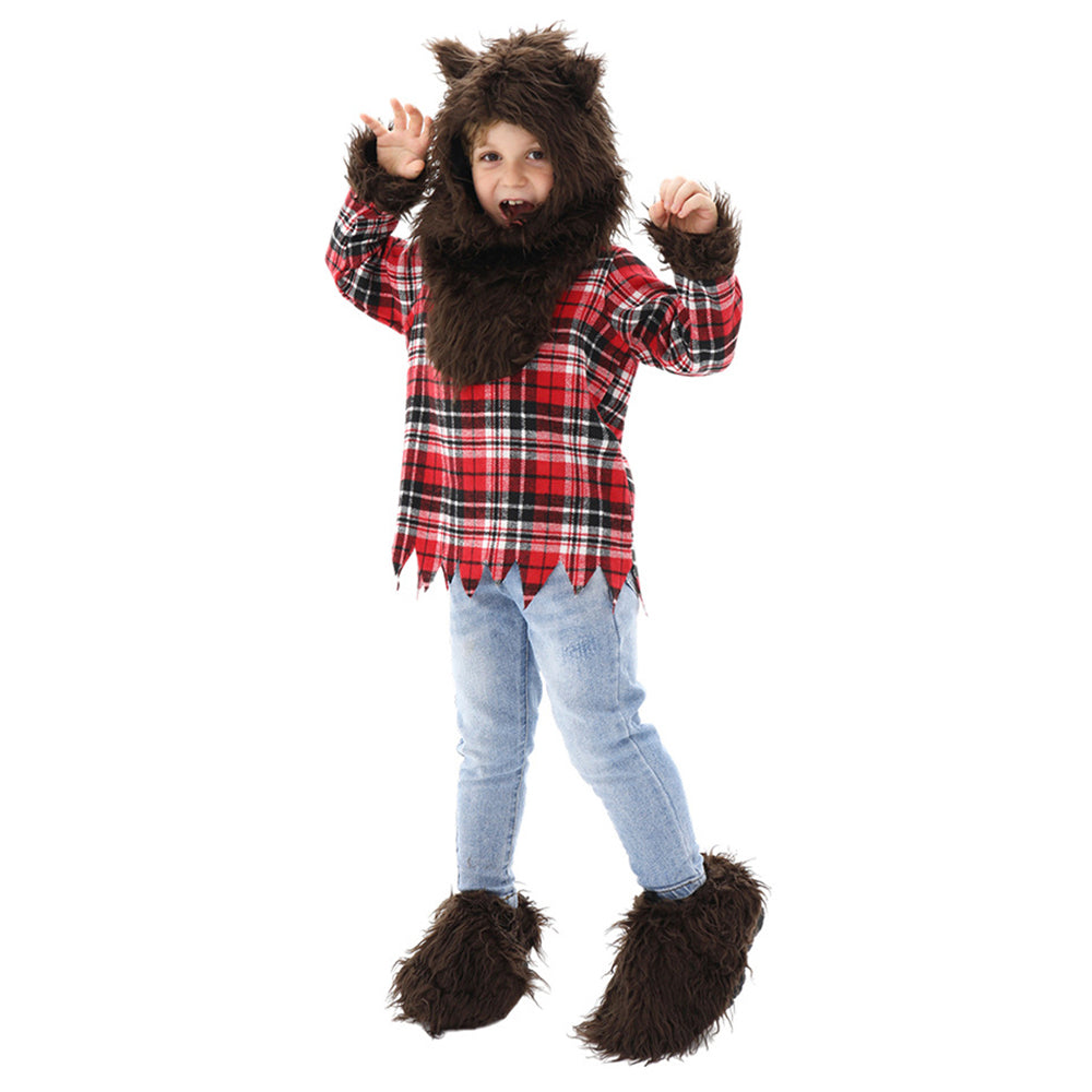 Little Red Riding Hood and the Big Bad Wolf costumes for children's stage Halloween
