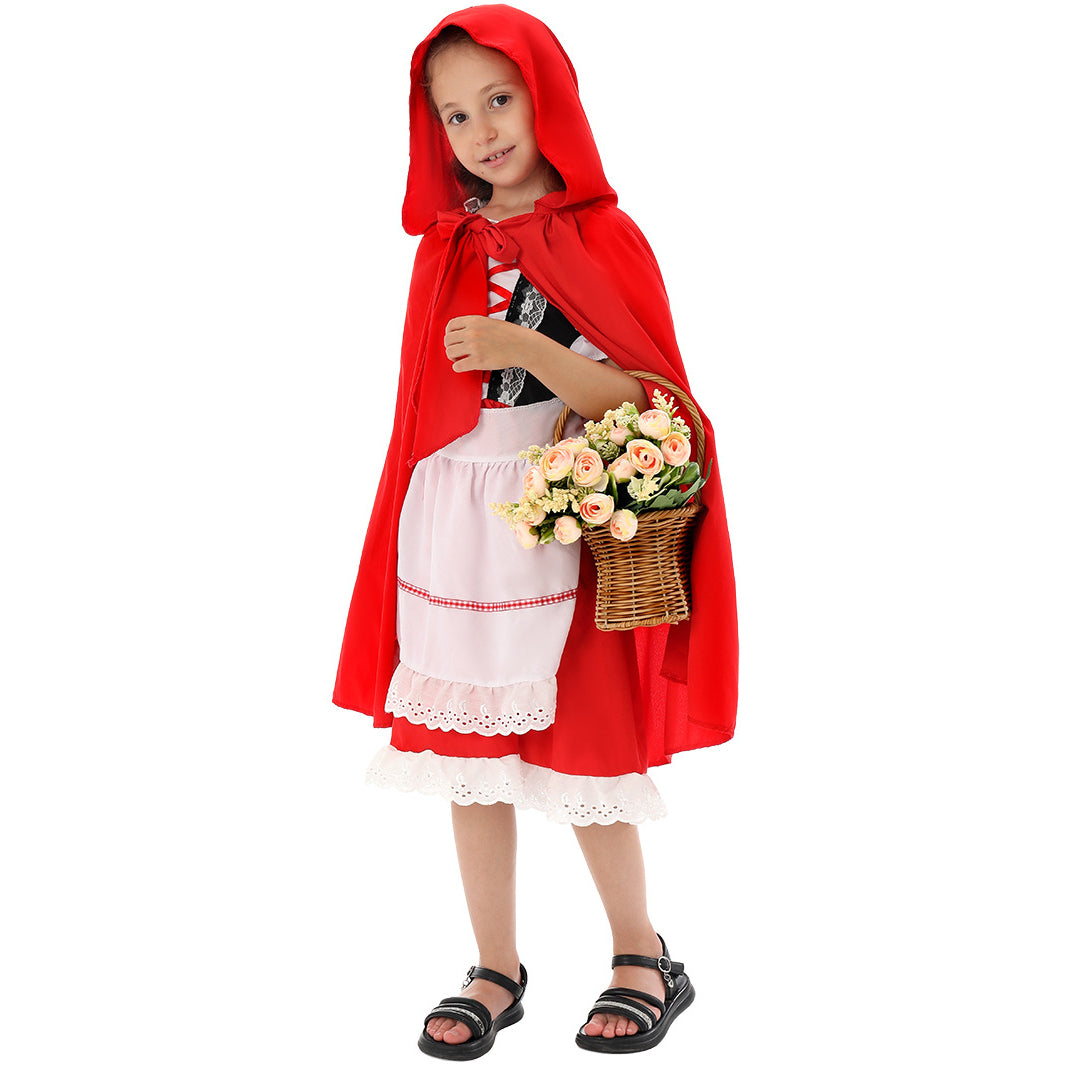Little Red Riding Hood and the Big Bad Wolf costumes for children's stage Halloween