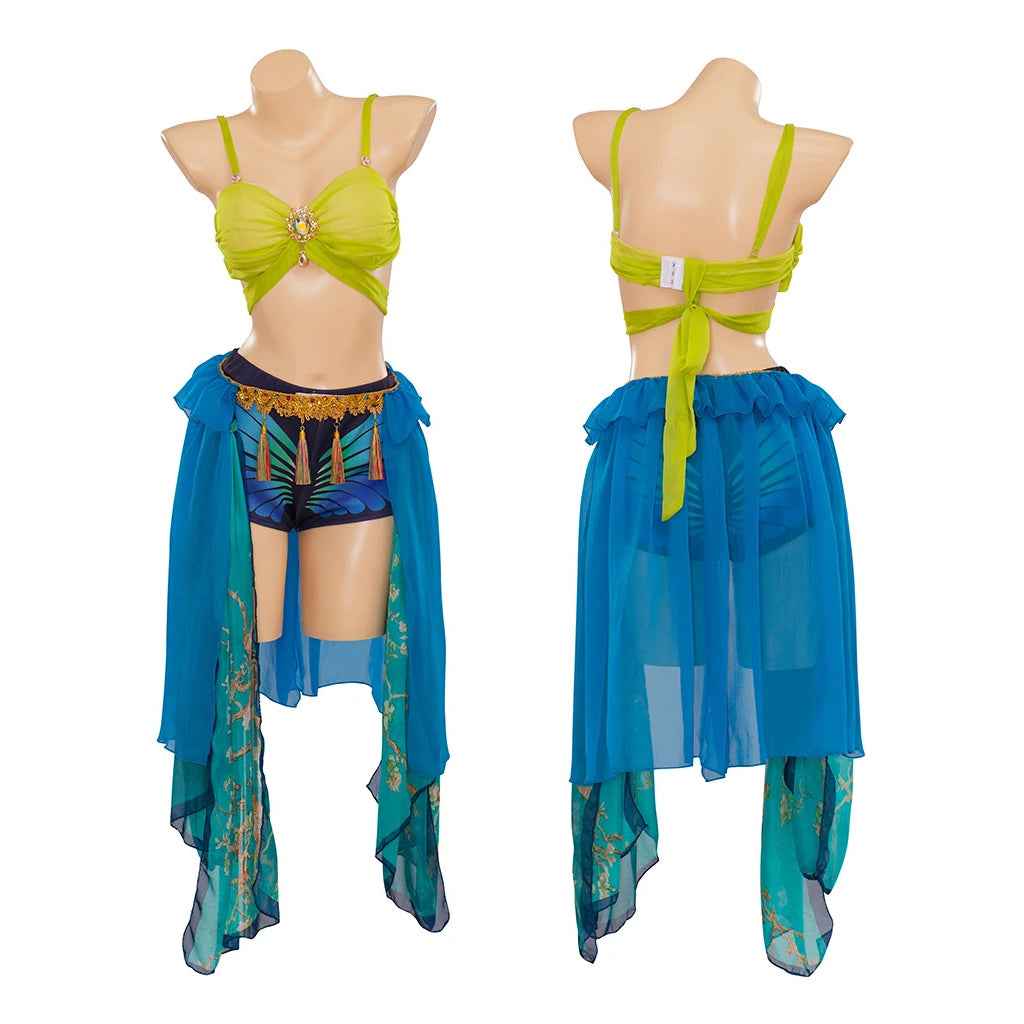 Dreamcosplay Britney Cosplay Spears Slave 4 U Costume Stage Halloween