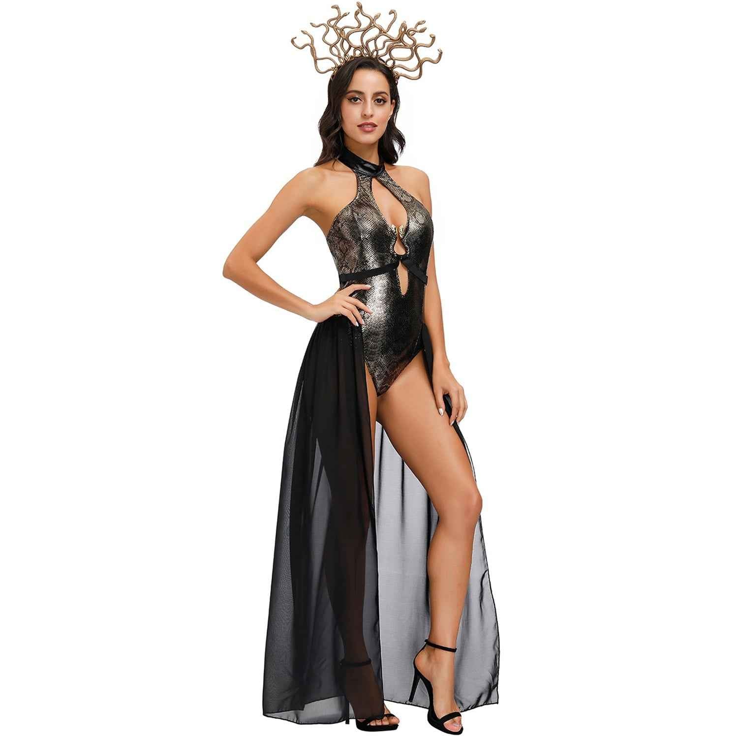 Greek goddess Egyptian Medusa Costume Halloween