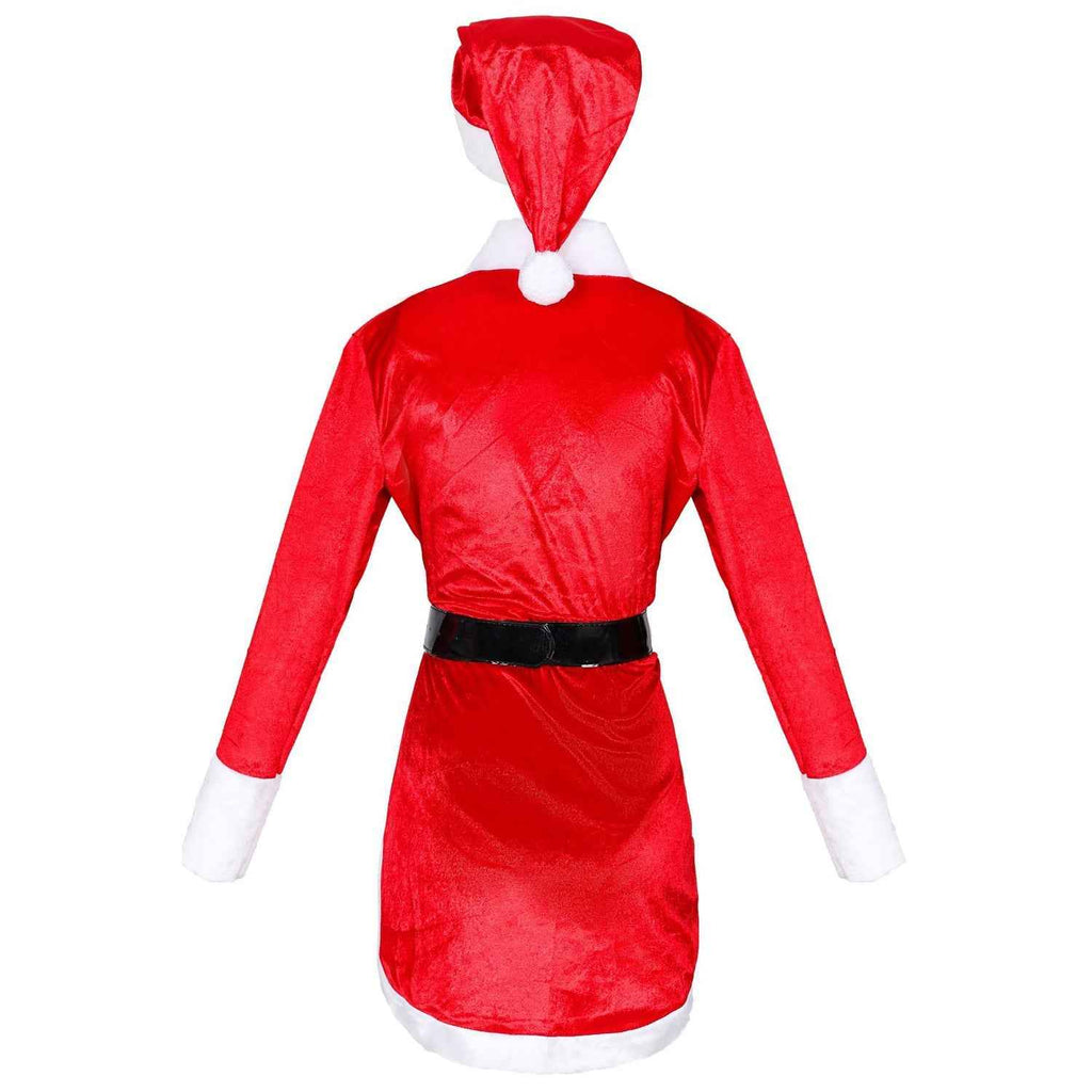 Women Christmas Costume Tuxedo Dress and Jumpsuit Costume Set