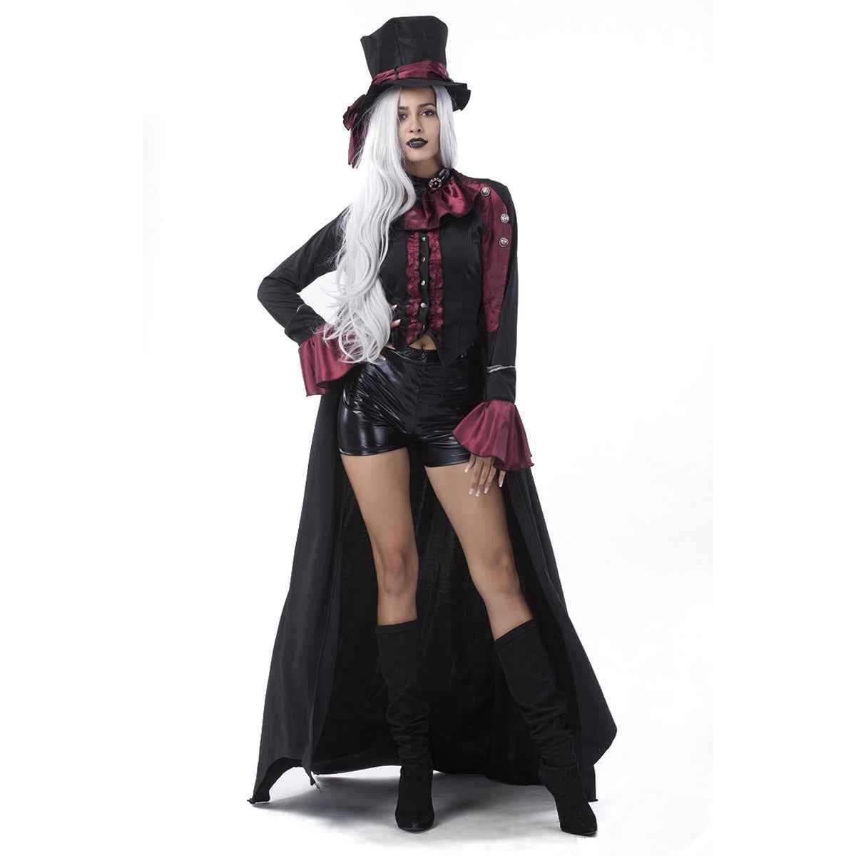 LUSTY VAMPIRE Witch Queen Long Dress Party Uniform DS Costume