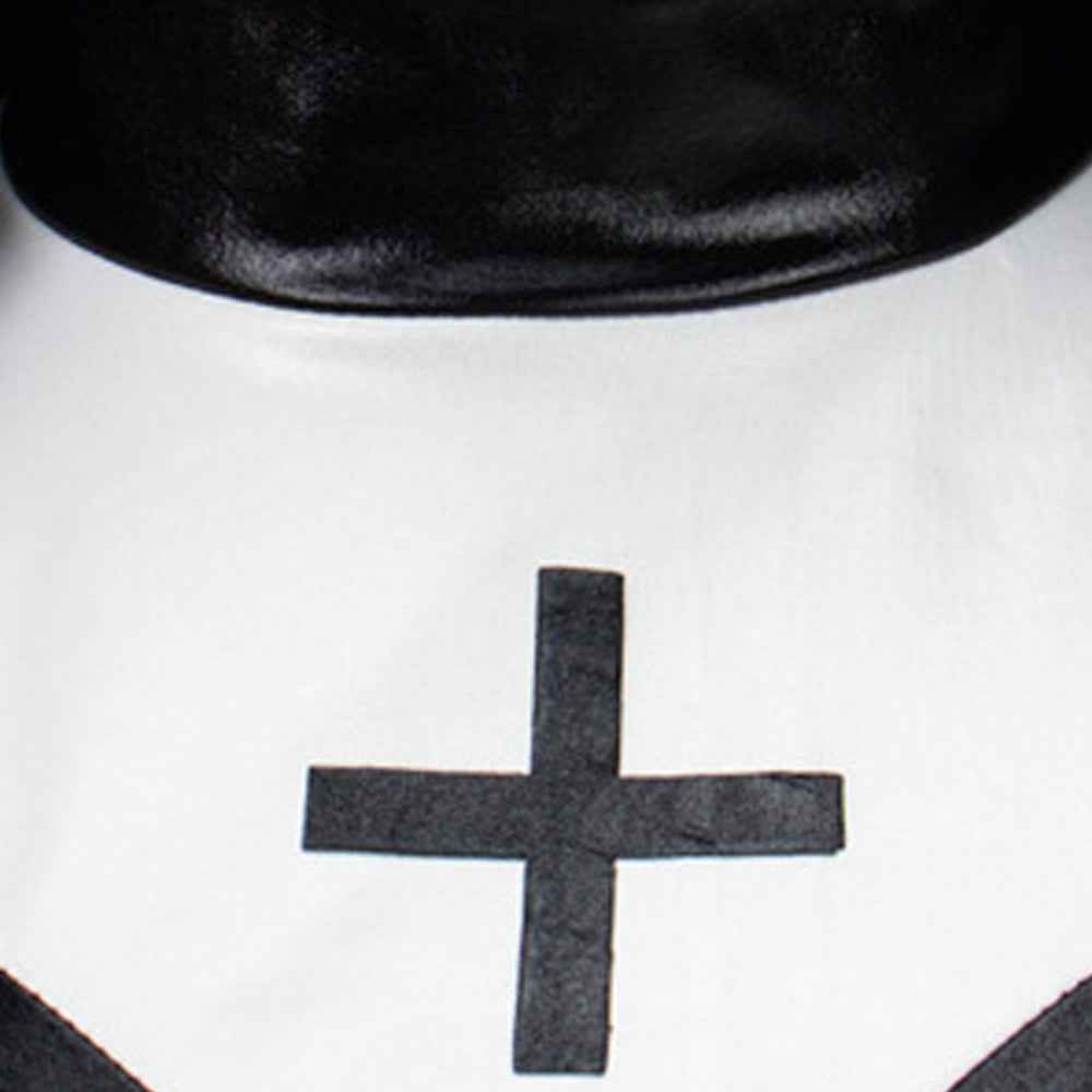 Nun Costume Black vampire Cosplay