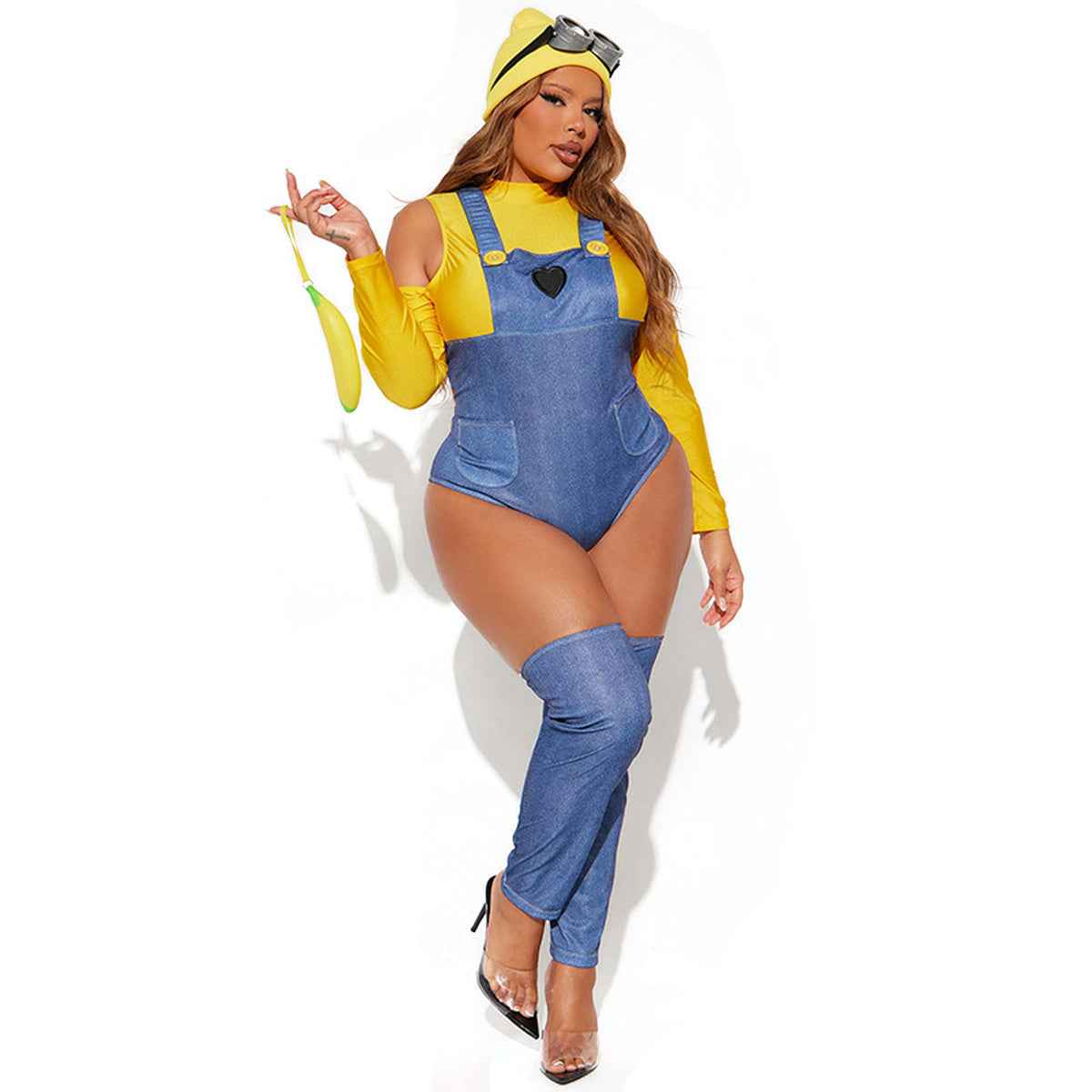 Despicable Me Minions Character Costumes Suit Nightclub For Women
