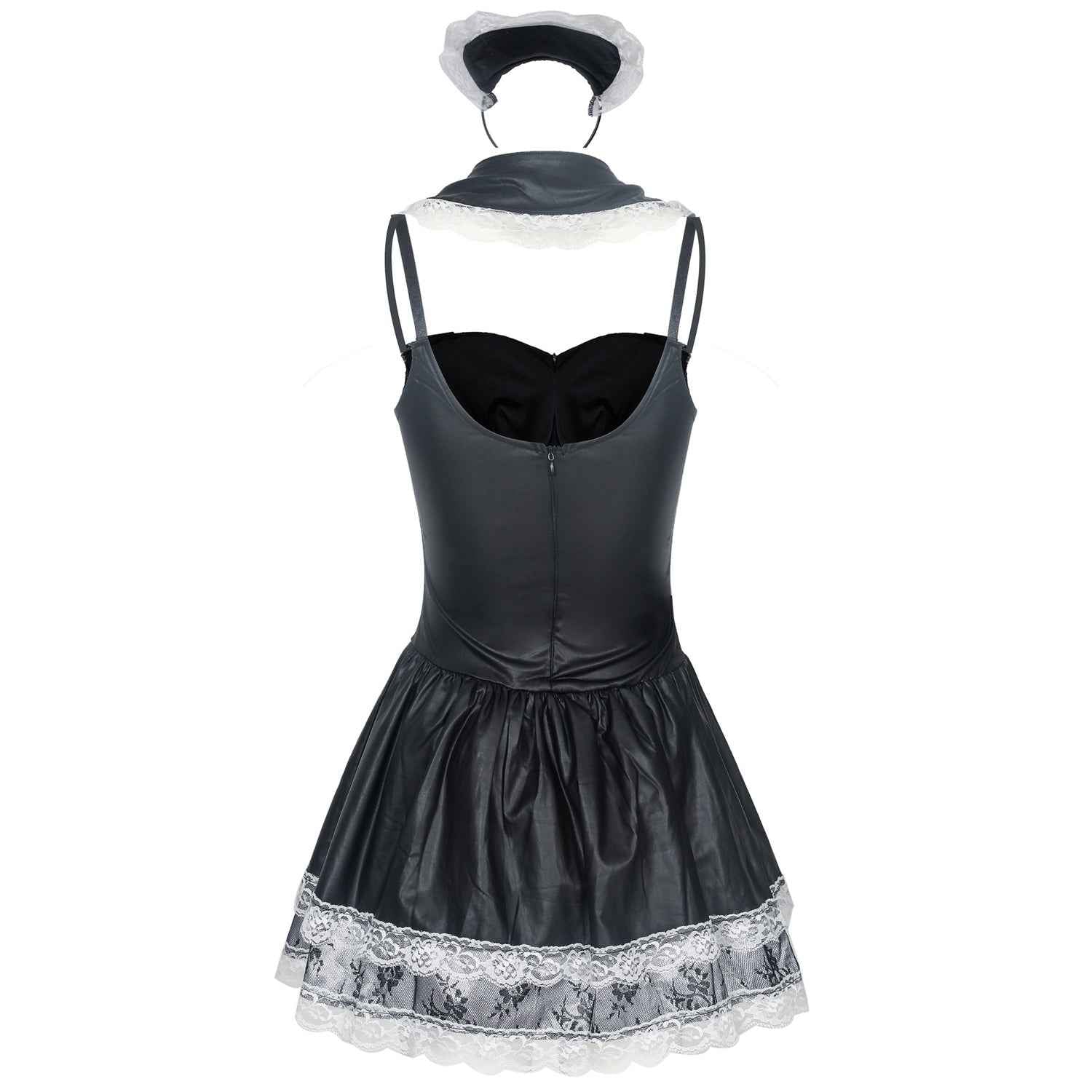 French Maid Lace Dress Game Costumes