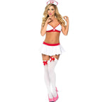 White Angel Female Nurse Costume Uniform