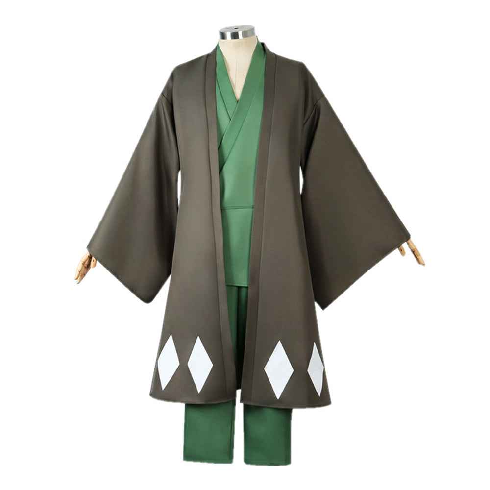 Bleach Urahara Kisuke Anime Cosplay Costume with hat Full Set