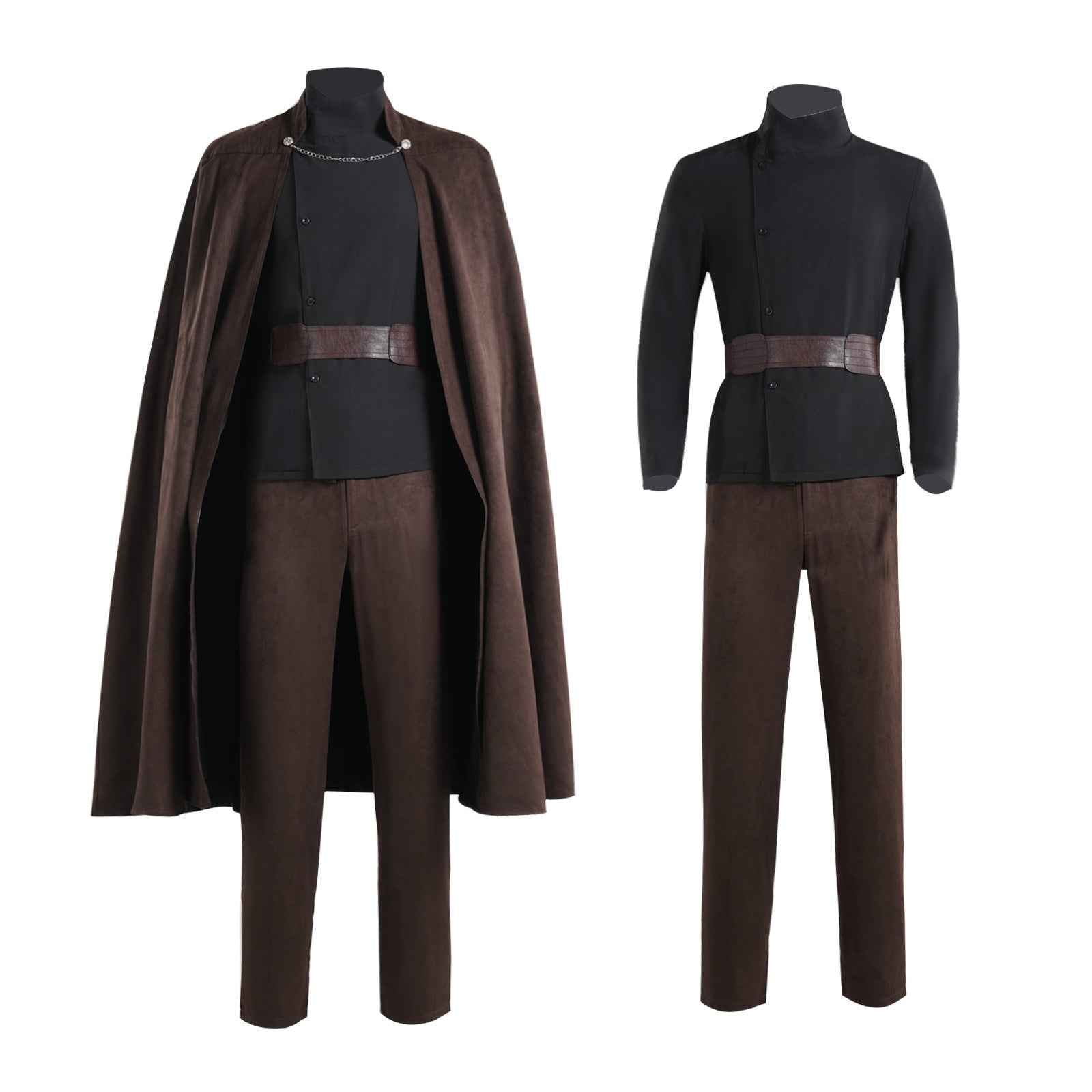 Count Dooku Costume Star Wars Cosplay Halloween Outfit Full Set