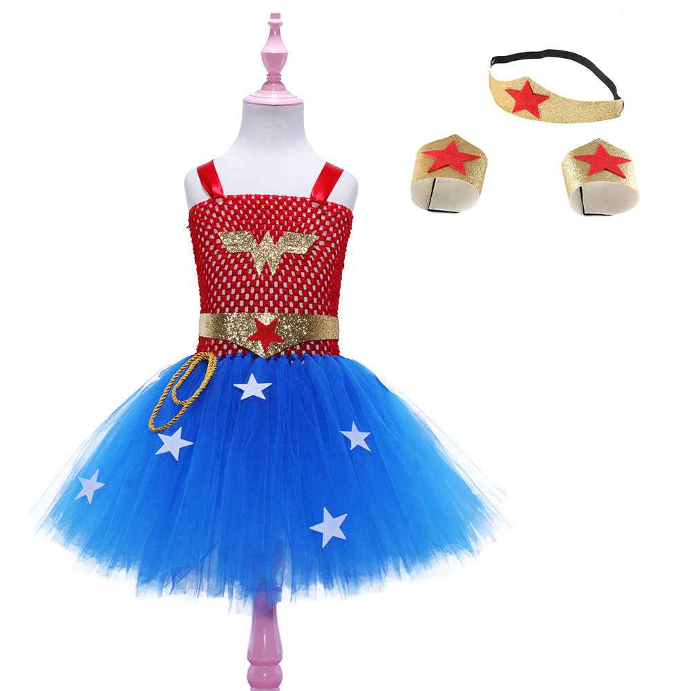 Wonder Woman costume super hero costume for girls