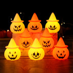 Electronic Pumpkin Lantern Halloween Party Decorative Ornament