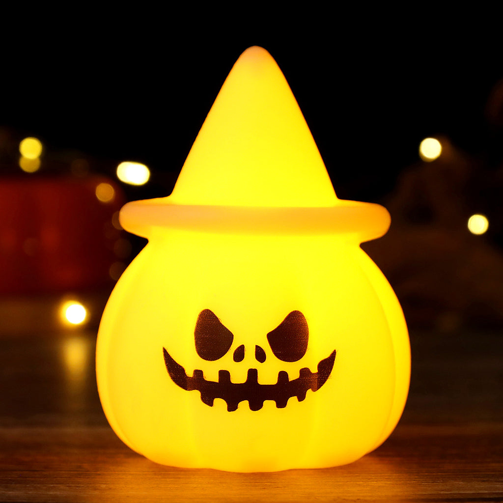 Electronic Pumpkin Lantern Halloween Party Decorative Ornament