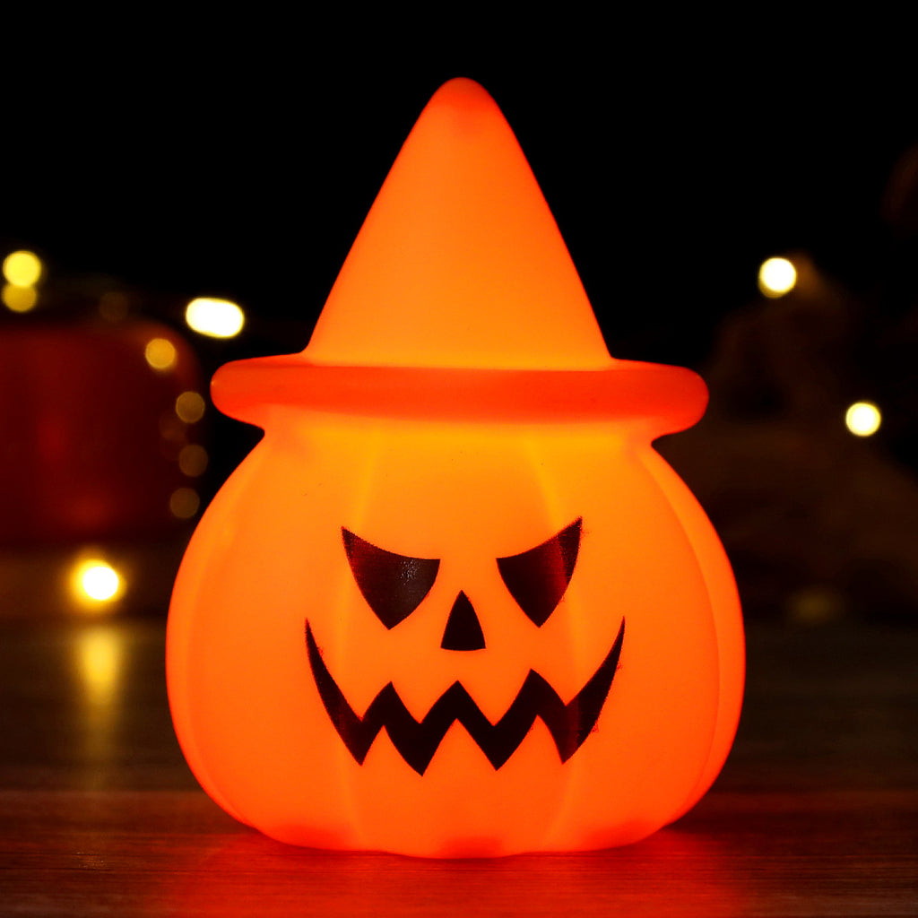 Electronic Pumpkin Lantern Halloween Party Decorative Ornament