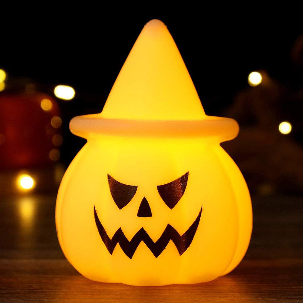 Electronic Pumpkin Lantern Halloween Party Decorative Ornament