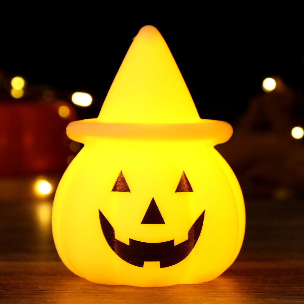 Electronic Pumpkin Lantern Halloween Party Decorative Ornament