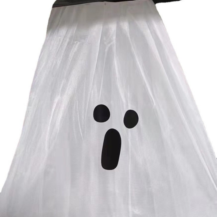 Halloween Decor Hanging Hat Band LED Light Veil Hat