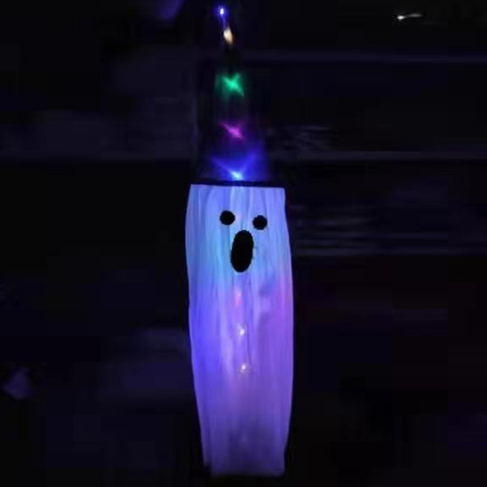 Halloween Decor Hanging Hat Band LED Light Veil Hat