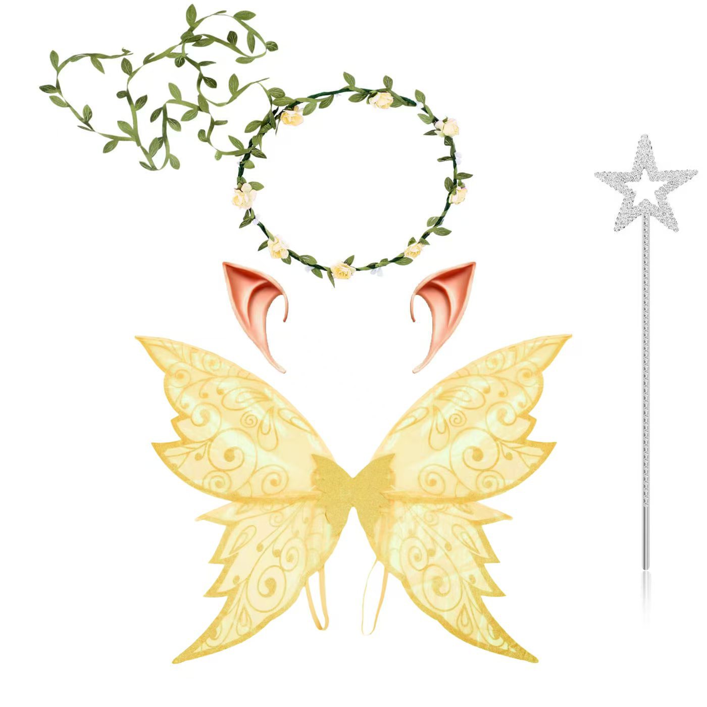 Fairy Butterfly Wing Back Accessory Holiday Party Halloween Costume