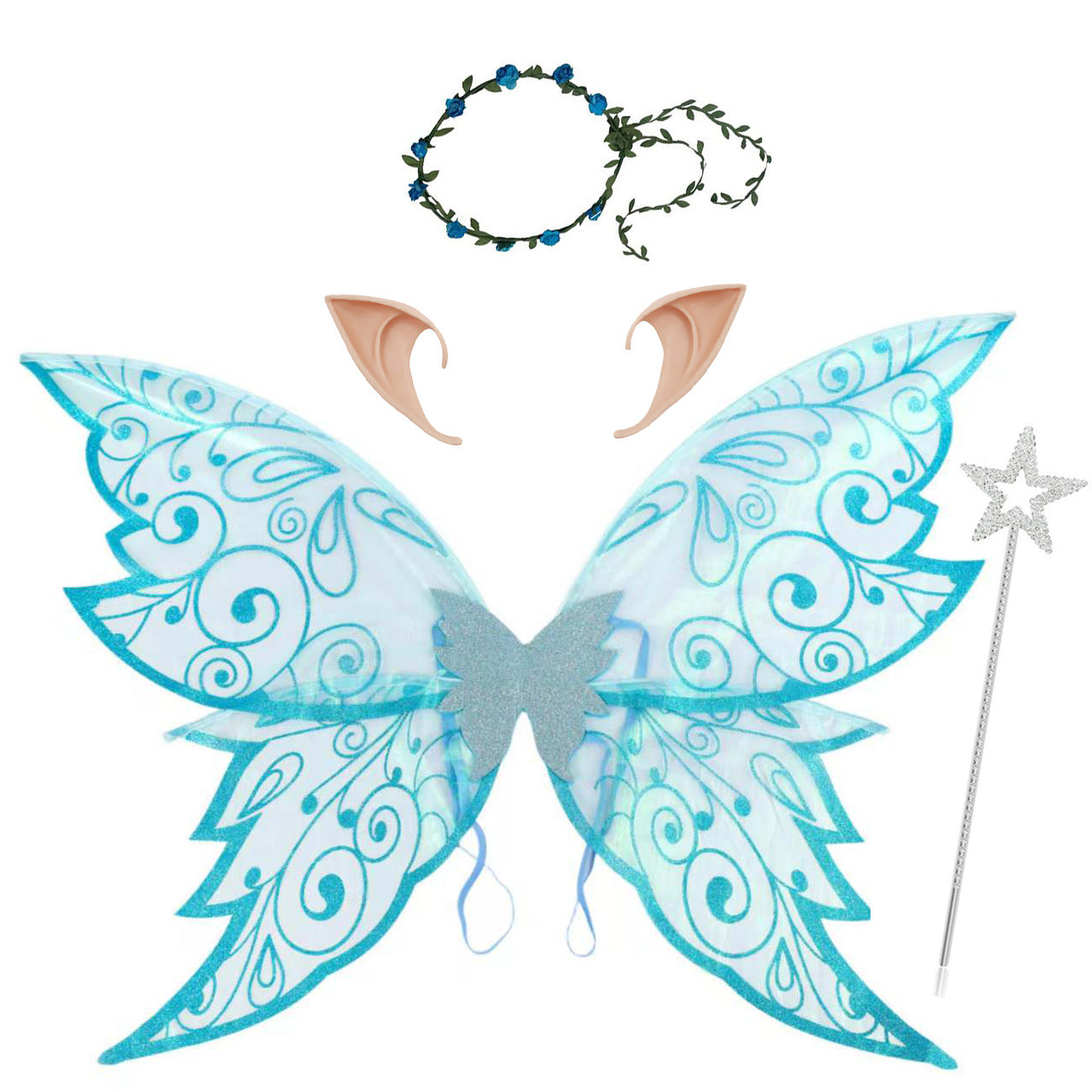 Fairy Butterfly Wing Back Accessory Holiday Party Halloween Costume