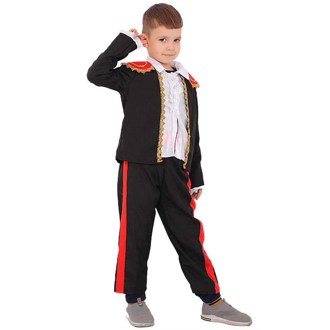 Halloween Day of the Dead Costume Spanish Traditional Cosplay For Children