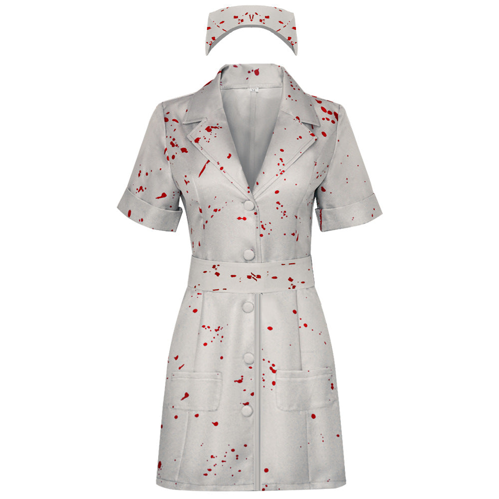 Silent Hill Nurse Costume Remake Horror Zombie Scary Cosplay Halloween