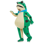 Inflatable Frog Costume Green and Pink Halloween