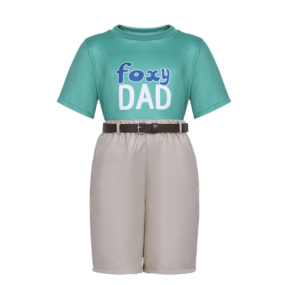 Zootopia 2 Nick Kids Green Cosplay Costume Carnival Suit