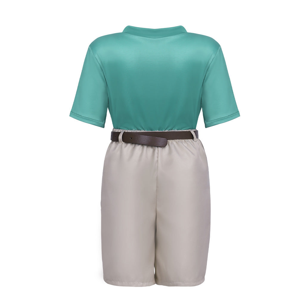 Zootopia 2 Nick Kids Green Cosplay Costume Carnival Suit