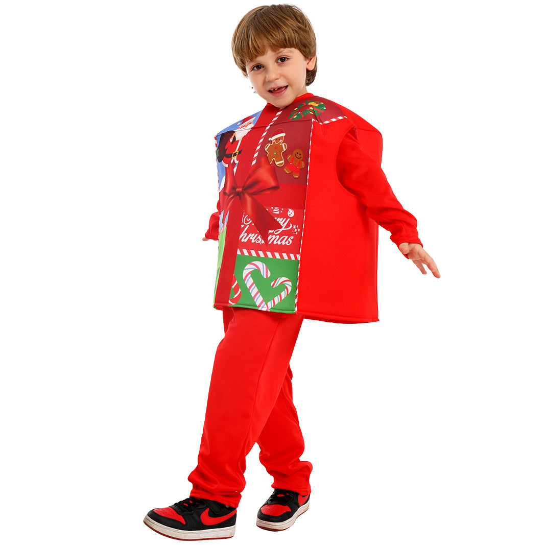 Kid's Set Santa Claus Mrs.Claus Christmas Gift Costume Fancy Set