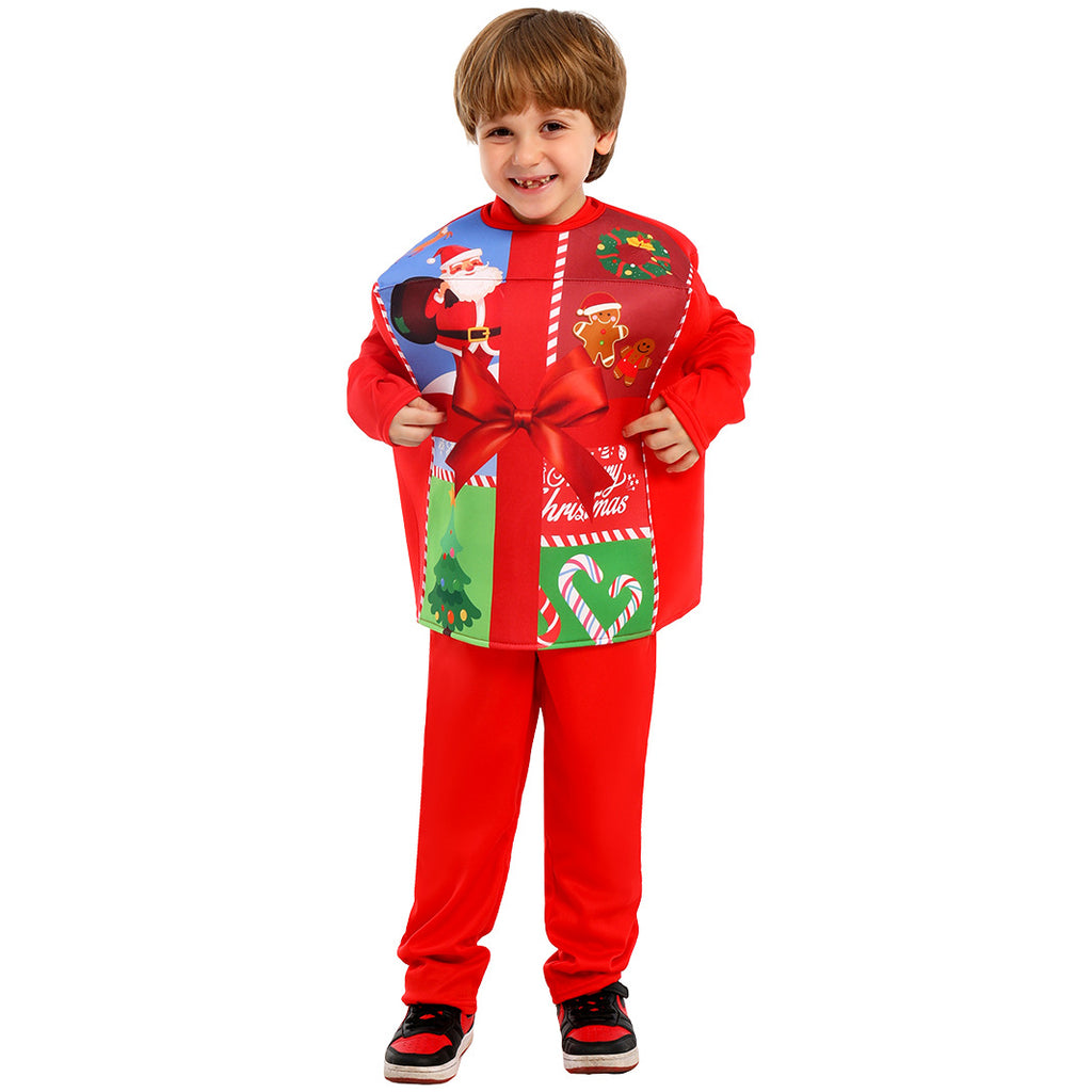 Kid's Set Santa Claus Mrs.Claus Christmas Gift Costume Fancy Set