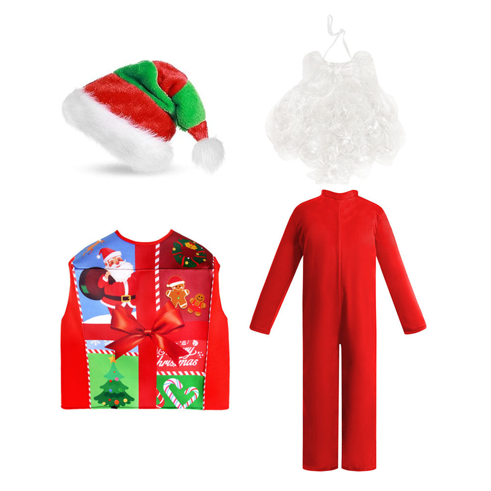 Kid's Set Santa Claus Mrs.Claus Christmas Gift Costume Fancy Set