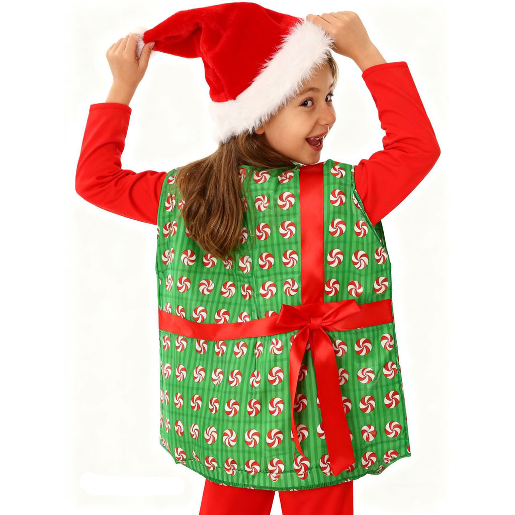 Christmas Present Costume Kids Gift Box Costume Vest For Boys Girls