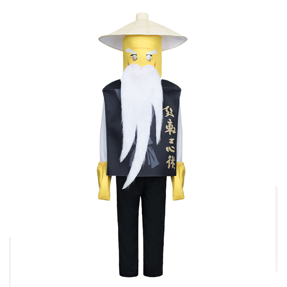 Kid's Ninjago Master Wu Costume Cosplay Party Carnival Adult