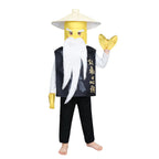 Kid's Ninjago Master Wu Costume Cosplay Party Carnival Adult