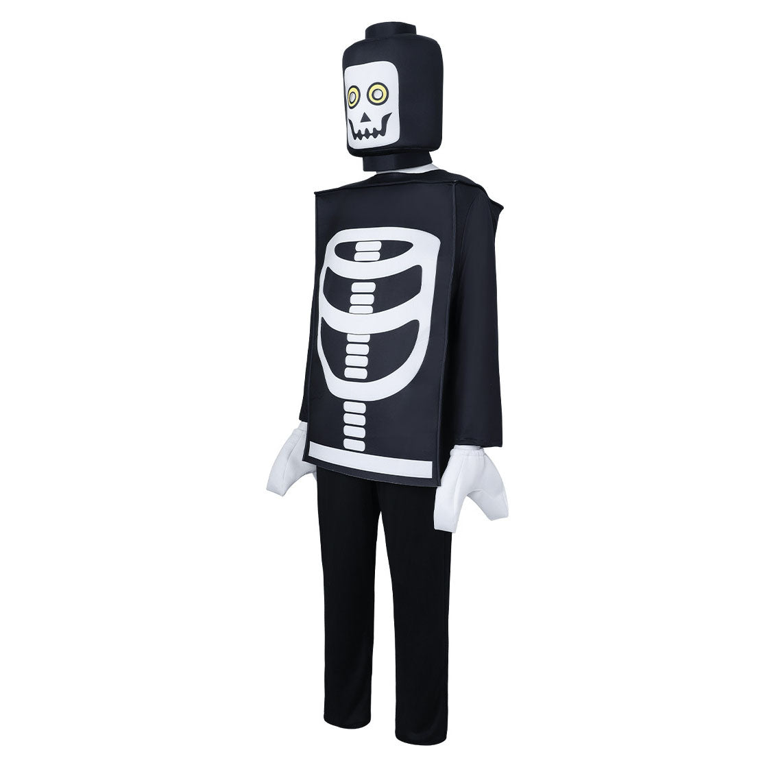 Kid's Ninjago Skulkin Skeleton Costume Cosplay Party Carnival Adult